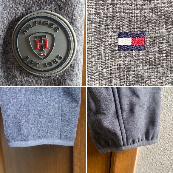 TOMMY HILFIGER • Gray Zip Midweight Softshell Jacket - XXL - Picture 3 of 16
